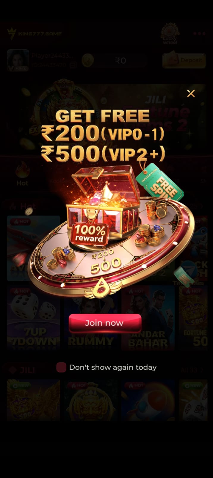 King777 Mobile Gaming Experience